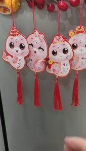 2026 Hanging Decor Chinese New Year Home Ornaments Spring Festival Pendants Housewarming Gift Idea Rumah Baru