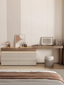 ZUNTONGGE | 30cm Thin Concealable Corner Extension Vanity Mirror Desk