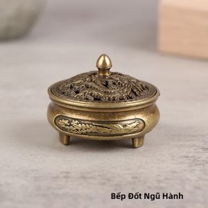 Lọ Đốt Trầm Hương Hợp Kim Gỗ Đàn Hương Trang Trí Nhà Cửa Văn Phòng Đồ Dùng Bằng Kim Loại Lư Hương Cho Đồ Nội Thất Nhà Cửa