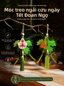 XIXIAOER | Festival Decorative Hanging Ai Cao Flower Bunch