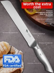 Mad Shark | Non-crumbling Serrated Bread Knife