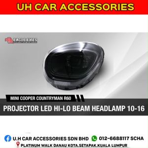 MINI COOPER COUNTRYMAN R60 2011-2016 PROJECTOR LED HI-LO BEAM RGB WELCOME LIGHT HEADLAMP