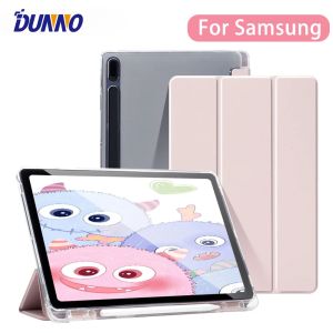 Tablet Case for Samsung Galaxy Tab for S6 Lite 10.4 for Tab S9 FE 11 S8 S7 S9 S10 Plus 12.4in Transparent Back Tablet Cover