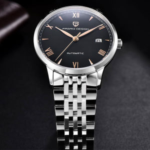 Đồng Hồ Cơ Nam PAGANI DESIGN 40mm Máy NH35 Kính Sapphire Thép Không Gỉ Chống Nước Kiểu Cổ Điển Với Đánh Số Ả Rập