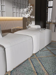 Modern Sofa Minimalist Small Coffee Table Acrylic Table Designer Small Table Accessible Luxury Normcore Sofa Cross Table