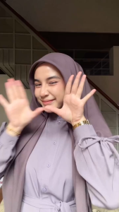 HAYNA Aalisha Voal Hijab Premium (All Colors) - Jilbab Kerudung Segiempat Polos