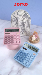 JOYKO Calculator CC-8BP 12 Digit - Kalkulator Dual Power Warna Pastel Murah