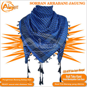 SORBAN TACTICAL SLAYER DASAR HITAM/SURBAN TENUN/SORBAN ZIG ZAG BAHAN PREMIUM/OLEH-OLEH HAJI