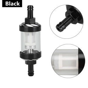 Seametal Hợp kim nhôm xe máy nhiên liệu gasolines Bộ lọc dầu nhớt cho moto cho ATV Xe máy Dirt Bộ Lọc nhiên liệu phụ kiện