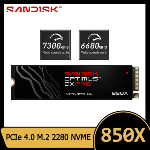 Sandisk | SanDisk Optimus GX PRO 850X Gaming NVMe M.2 Internal SSD 1TB 2TB PCIe High Speed Internal Solid State Drive For Desktop Laptop
