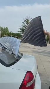 Retractable Car Sunshade Front Rear Window Curtain UV Reflective Auto Visor Universal Foldable Windshield Sun Protection Cover