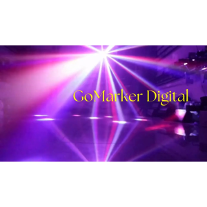 GO Lampu Sorot LED Spotlight Laser 12 Patterns DMX 512 36W AL90