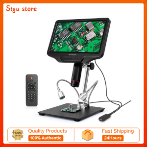 Andonstar AD409 HDMI Digital Microscope 10.1‘’ LCD Screen Soldering Microscope 300X USB Electronic Microscope for PCB Soldering