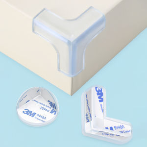 Combo 4 Miếng Silicon Bọc Cạnh Bàn - Bịt Che Góc Nhọn Trong Suốt- Tránh Va Đập Cho Bé - LAZY LIFE STORE