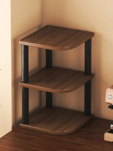 Multi-Layer Desktop Organizer Rack Office Workstation Small Size Bookshelf Home Use Study Room Storage Shelf Wooden Craft