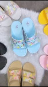 Sandal Selop Wanita Sandal Cewek Slip On Terbaru Sendal Cewek Slide Anti Slip Sandal Selop Skecher