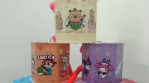 Lồng Đèn Trung Thu Lục Giác Nhựa DIY Hoạt Hình Dễ Thương Cho Bé – Đèn LED & Nhạc Vui Nhộn Lắp Ráp