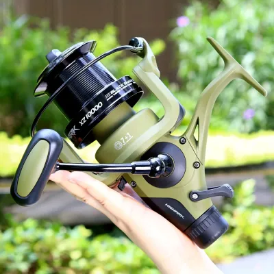 Máy Câu Cá Bằng Thép Không Gỉ BAKAWA 7+1 Series Dành Cho Câu Cá Chép Biển Sông Hồ - Các Mẫu 6000 8000 10000 12000 - Dùng Được Cho Cả Hai Tay