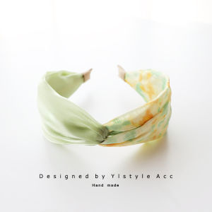 กิ๊บติดผมแบบคาดศีรษะกว้างสไตล์ประเทศฝรั่งเศสรูปแบบโมเสกสดเครื่องประดับผมแบบไม่มีฟันสําหรับผู้หญิง