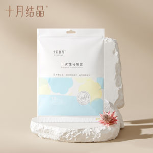 SHI YUE JIE JING | Disposable Waterproof Toilet Seat Cover for Maternity Travel 10 Pieces
