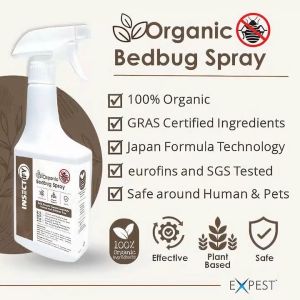Insectify Organic Bedbug Spray [No More Worries on Bedbug] 500ml and 95ml Travel Size