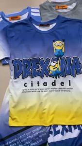 bộ thun lạnh ankids loại 1 tay ngắn quần đùi siêu nhân khủng long xe cho bé trai 22-30kg