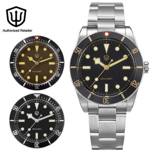 Watchdives WD7922 Quartz Watch Men VH31 Movement Sapphire Crystal 200m Waterproof Wristwatch Luminous 37mm Vintage BB54 Watches
