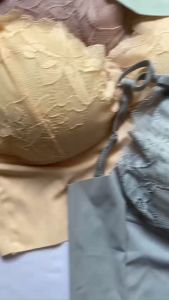 Áo bra ren 2 dây phối lót nữ su có mút nhẹ - bra8842