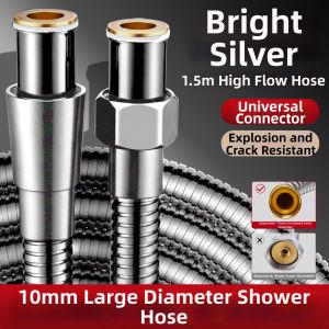 YALANDENG | Burst-proof Black Shower Hose Stainless Steel