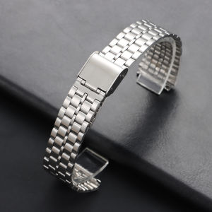 Stainless Steel 18mm Strap for Casio for F91W F84/105/108 A158/168 AE1200/1300 B650 AQ230 Watchband Ultra-thin Metal Bracelets