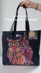My Qeena Yuka Exclusive Bag Tas Wanita Tas Cewek Totebag Tas Bahu Tas Kanvas Tas Laptop