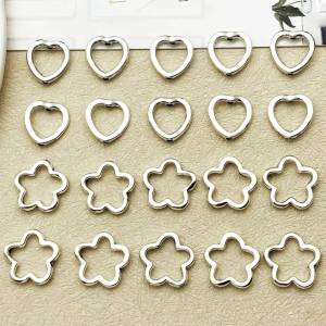 10/20pcs zinc alloy ancient silver clover heart-shaped spacer beads DIY necklace bracelet jewelry making fashion accessories.