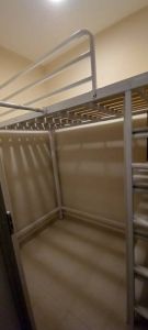 Loft bed with shelf customize singapore for helper room/bomb shelter/unity