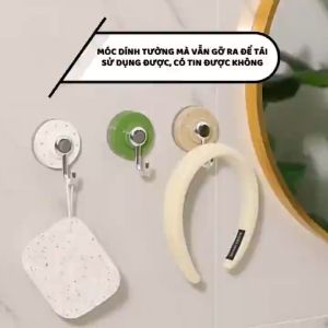 Móc Dán Chân Không Cao Cấp – Siêu Bám Không Khoan Chống Nước Tải 5kg Tái Sử Dụng Mọi Mặt Phẳng