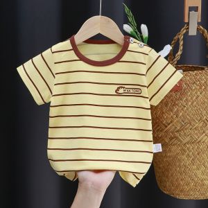 Pure Cotton Short Sleeve T-Shirt for Babies And Toddlers Boys And Girls Summer Clothing Infant Wear Comfortable Breathable
