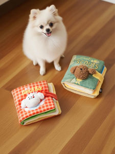 VOA | Interactive Scented Pet Book with Treat Dispenser and Teeth Grinding Toy