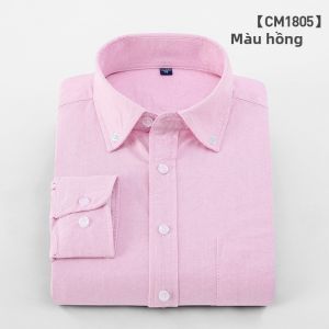 Boman | Áo Sơ Mi Dài Tay Bằng Cotton Thời Trang Vải Oxford Trắng Size Lớn