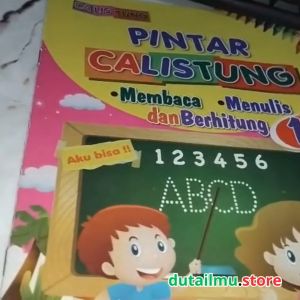 Calistung BELAJAR MENULIS HURUF TEGAK BERSAMBUNG Untuk TK & SD | Cahaya Agency