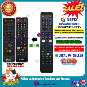 NEFIX Smart TV REMOTE Control Replacement **NO CODE NO SET UP** REPLACEMENT Remote for NEFIX Android TV REMOTE NEFIX LED TV Read Description Below Before Ordering!! For Specific Model Only. alluremarketplace2ND