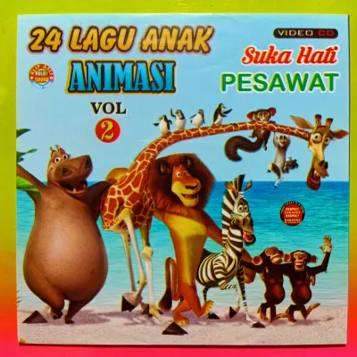 KASET VCD LAGU ANAK ANAK TK - PAUD - BALITA ALBUM VOLUME 2.