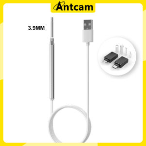 3 in 1 3.9mm Visual Otoscope Camera for Android Phones Type-C Micro USB Endoscope 6LEDs Ear Picker Waterproof  Ear Cleaning
