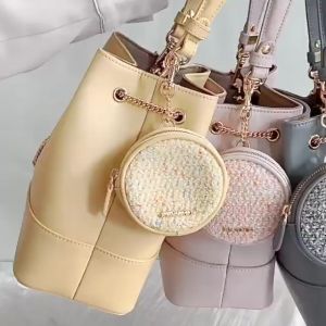 [PRE-ORDER] SAIME | Authentic Leather Kinsa Drawstring Bucket Bag (ETA:2023-11-25)
