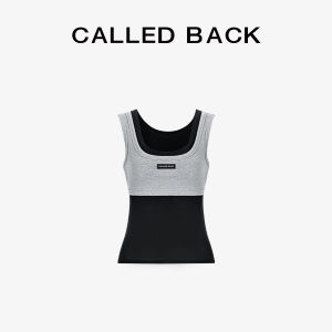 CALLED BACK | Bamboo Wool Blend Tank Top Fall Sleeveless 2-in-1
