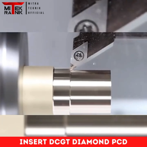Holder Bubut Alumunium Kinclong Holder 12mm Set Insert DCMT 070204 Diamond PCD