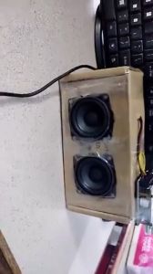 2Pcs 3 Inch 4 Ohm 15W Portable Audio Speakers Full Range Sound Speaker Mini Loudspeaker for Home Theater