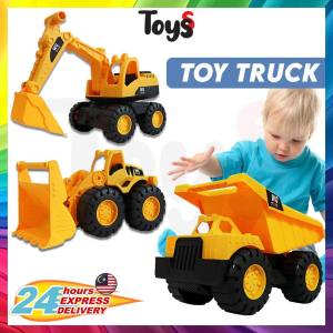 🔥Toyss Truck Toys Dump Truck Buldozer Excavator Toys Lorry Toys Mainan Budak Mainan Budak Lelaki Kids Toys Car 玩具车工程车