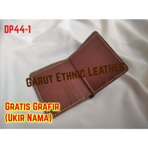 Dompet Kulit Pendek Berdiri Pria Pull Up Premium Full Kulit Garut Handmade (DP44-1)