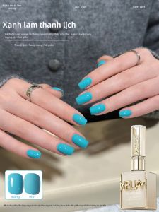 1PC 15Ml Gel Màu Xanh Sơn Móng Tay Lâu Dài UV/LED Ngâm Tắt Cho Nữ XEIJAYI DIY Nhà Làm Móng Thích Hợp Quà Tặng