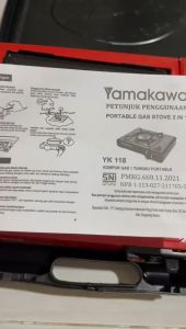 Kompor Gas Portable 2 In 1 Kompor Portable Tungku Gas Paket Grill Portable