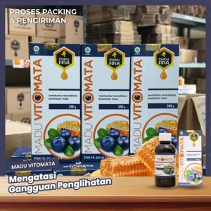 Vitomata Madu Herbal: Obat Mata Minus Buram Berair & Katarak Ampuh